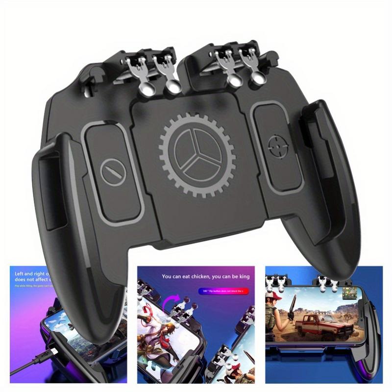 Board Game Android - Handy-Griffhalter 6-Finger-Gaming-Kühlungs-Gamepad Joystick L1R1 Trigger-Controller
